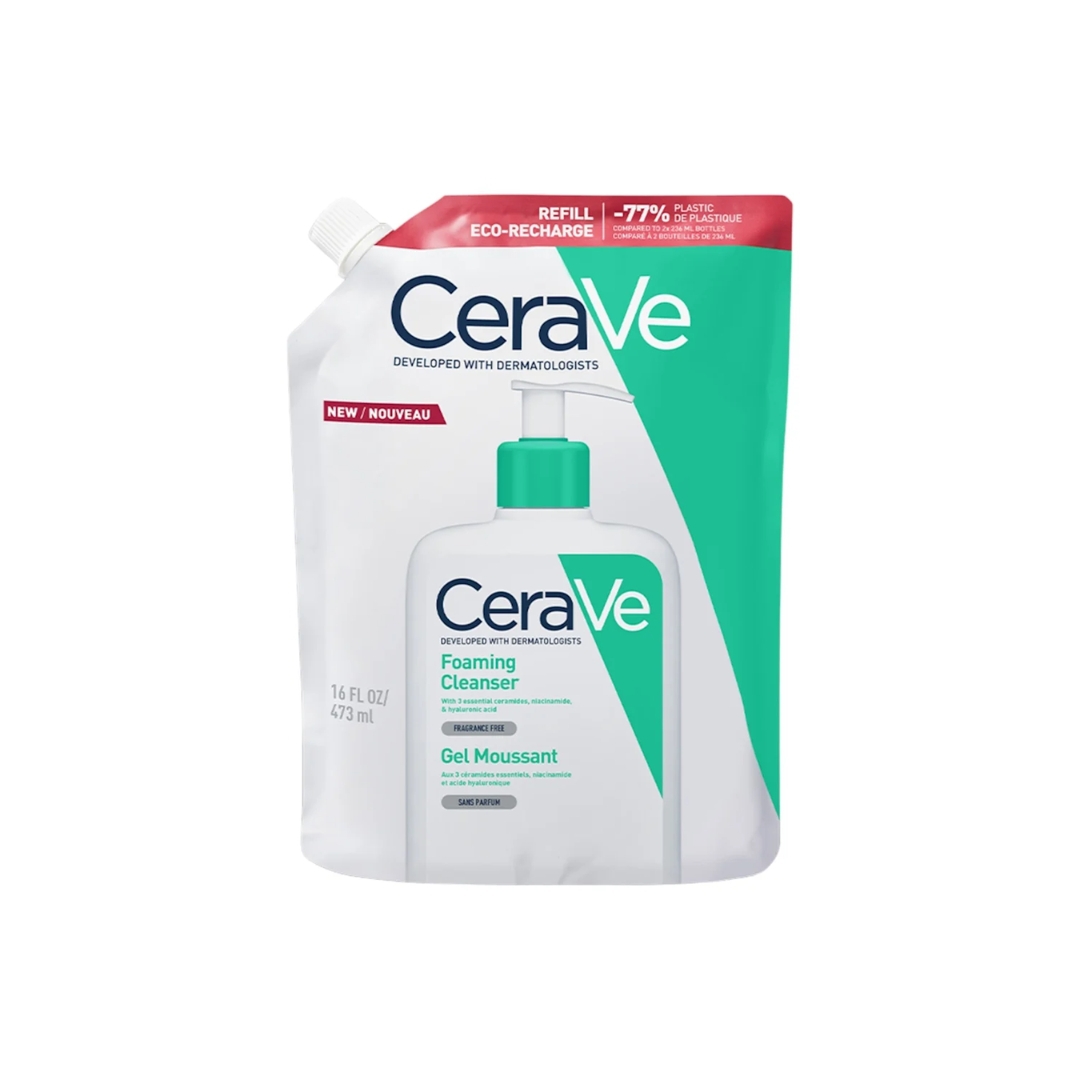Cerave Schiuma Detergente Viso E Corpo Ricarica 473 ml