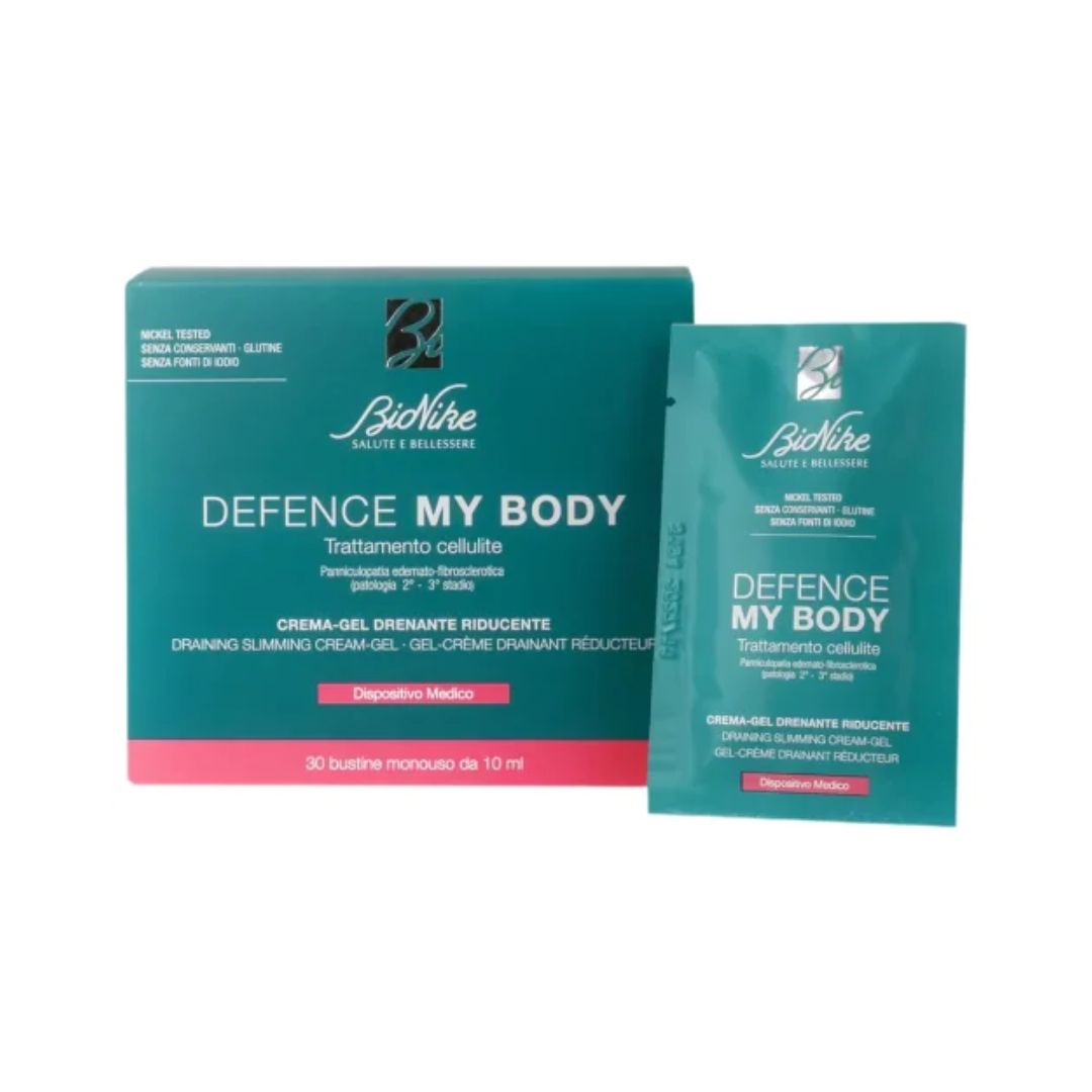 Bionike Defence My Body Crema-Gel Drenante Trattamento Cellulite 30 Bustine 10ml