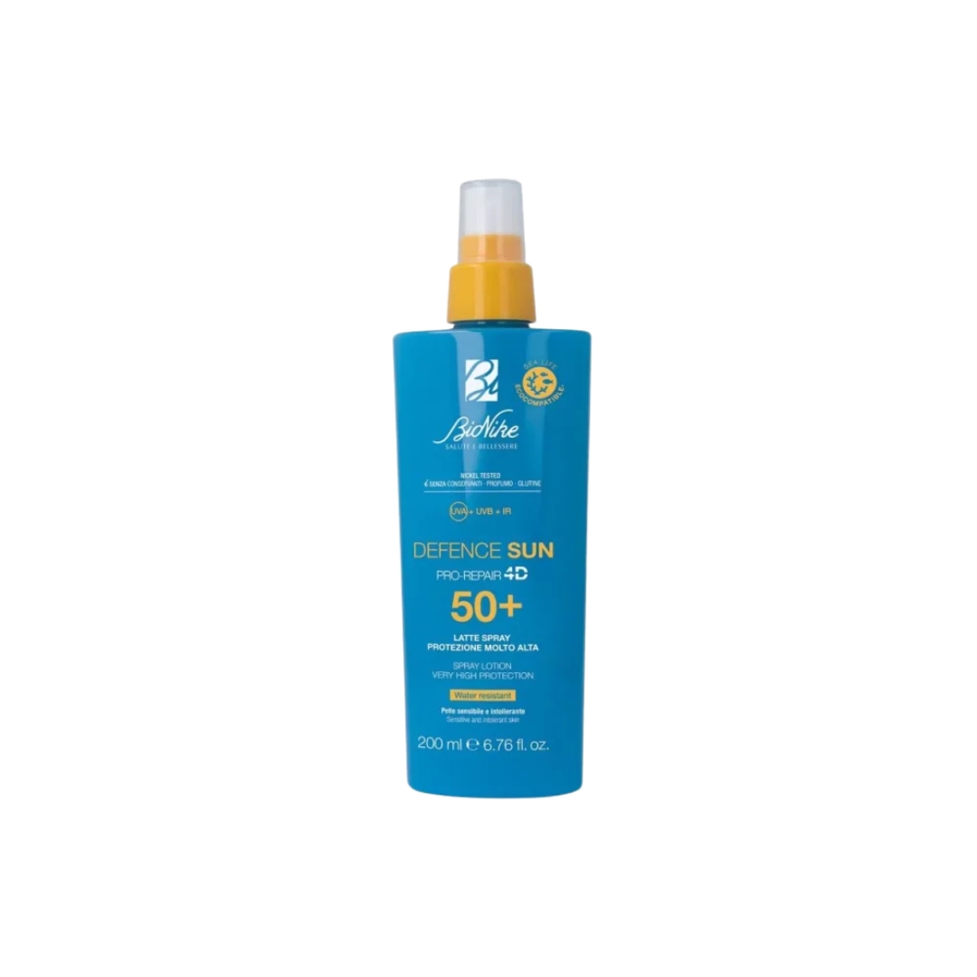 Bionike Defence Sun Latte Spray SPF50+ Protezione solare molto alta 200 ml
