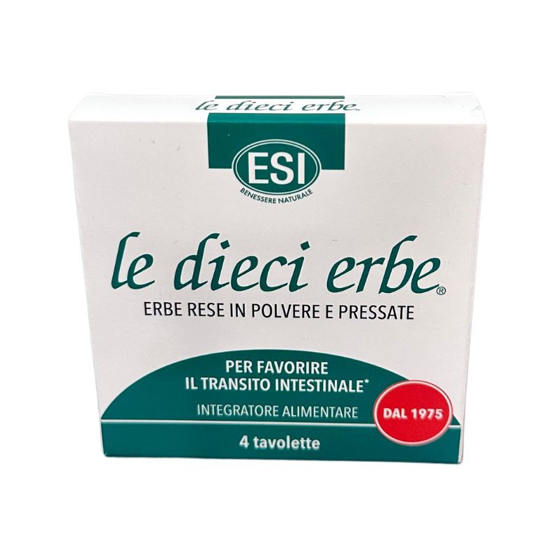 Esi le dieci Erbe per Favorire il Transito Intestinale 4 Ovalette