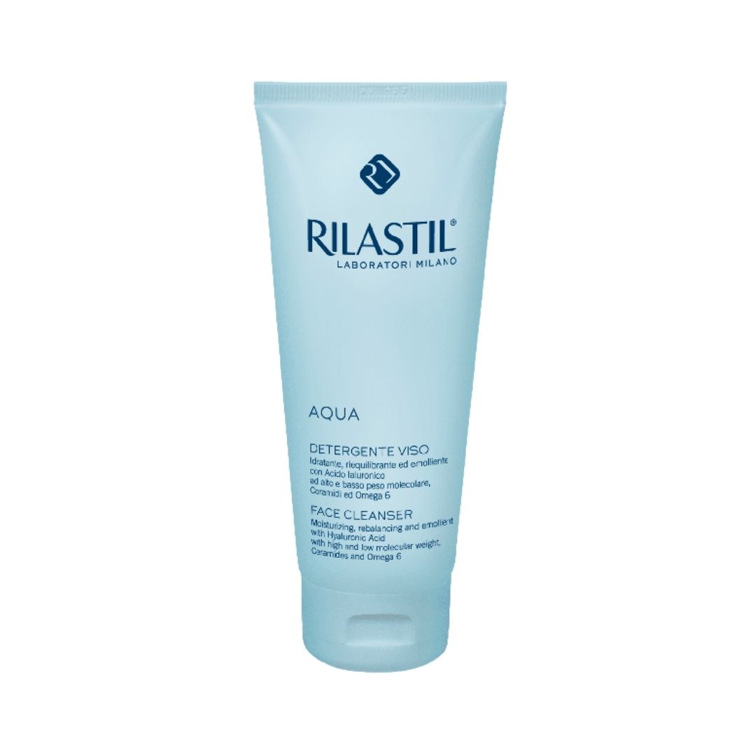 Rilastil Aqua Detergente Viso Adatto a Tutti i tipi di Pelle 200 ml