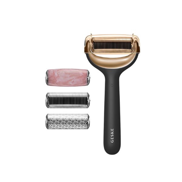 Geske Roller viso & corpo microaghi 8 in 1 Nero.