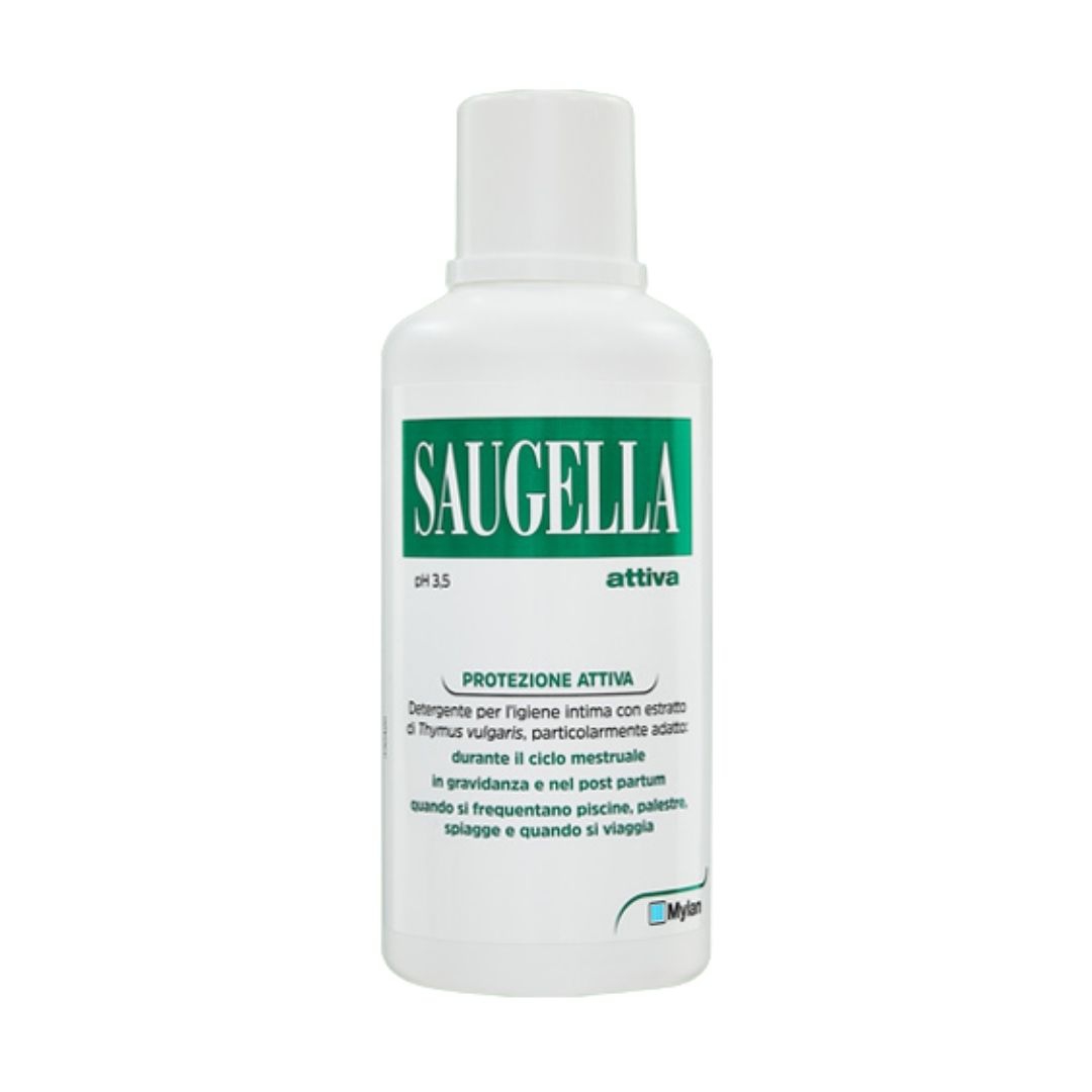 Saugella Attiva Detergente Intimo Ph Acido 3.5 Protezione Attiva 500 ml