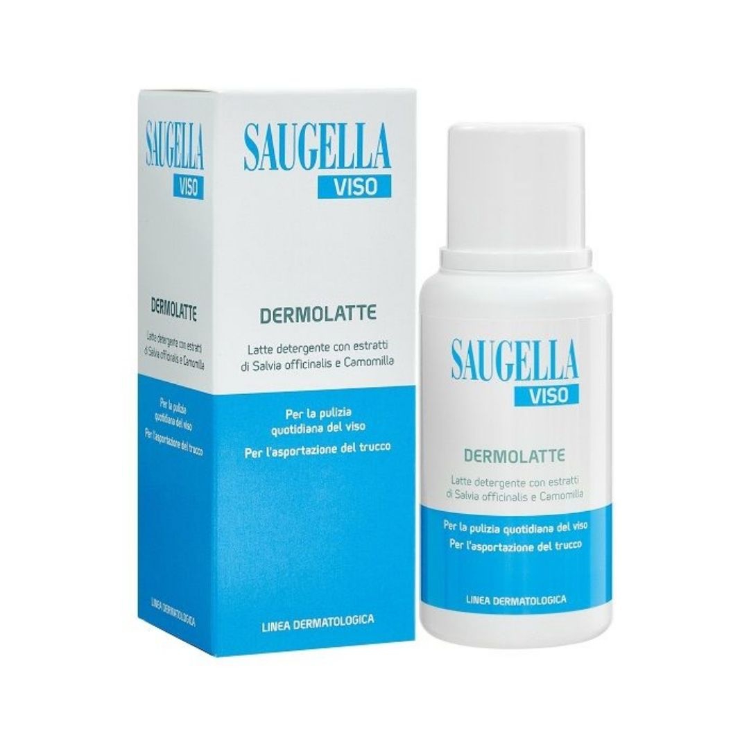 Saugella Dermolatte Viso Latte Detergente Idratante 200 ml