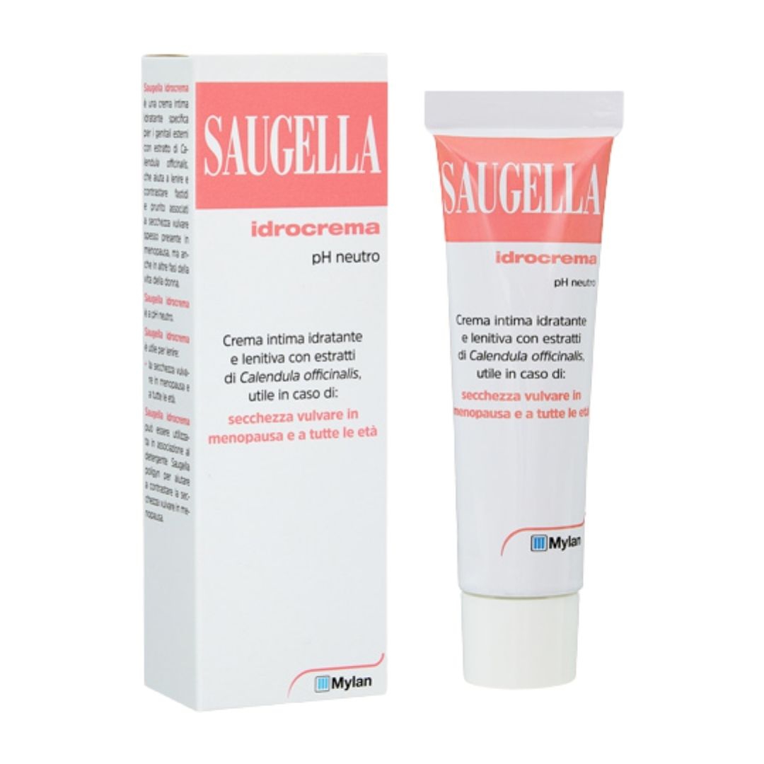 Saugella Idrocrema Ph Neutro Crema Intima Specifica Lenitiva e Idratante 30 ml