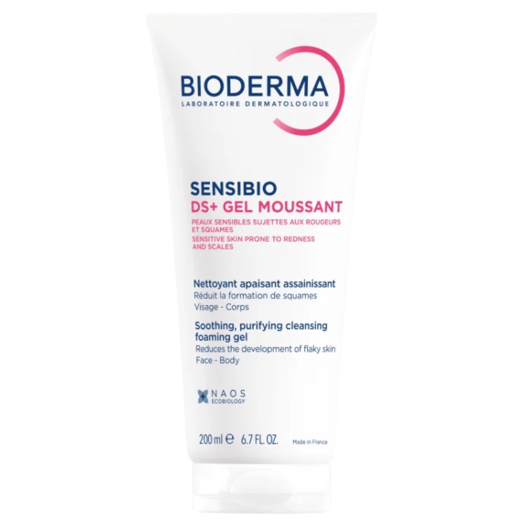 Bioderma Sensibio DS+ Gel Moussant Detergente Viso Anti-Irritazioni 200 ml
