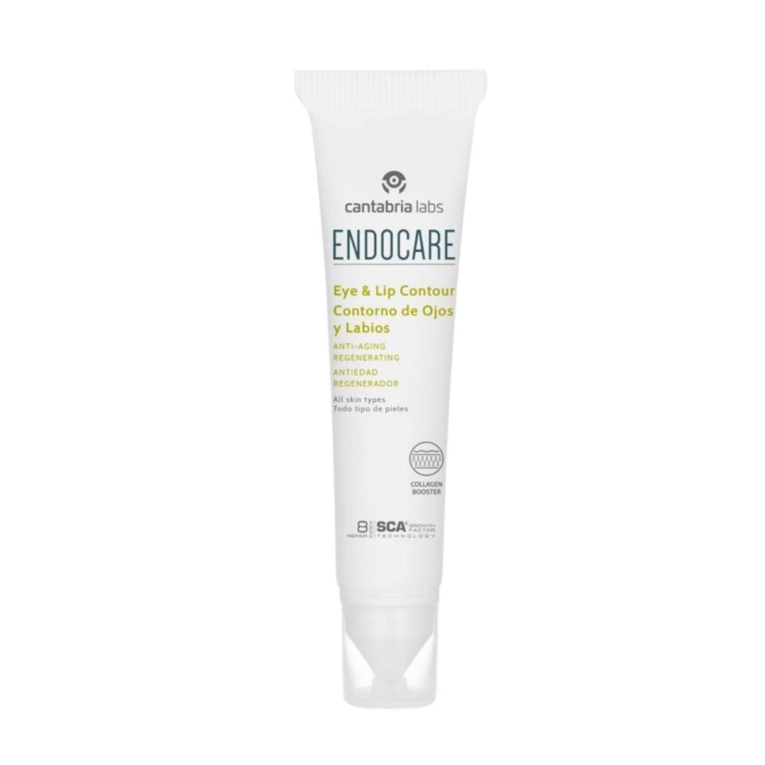 Endocare Contorno Occhi e Labbra Rivitalizzante per Pelli Delicate 15 ml