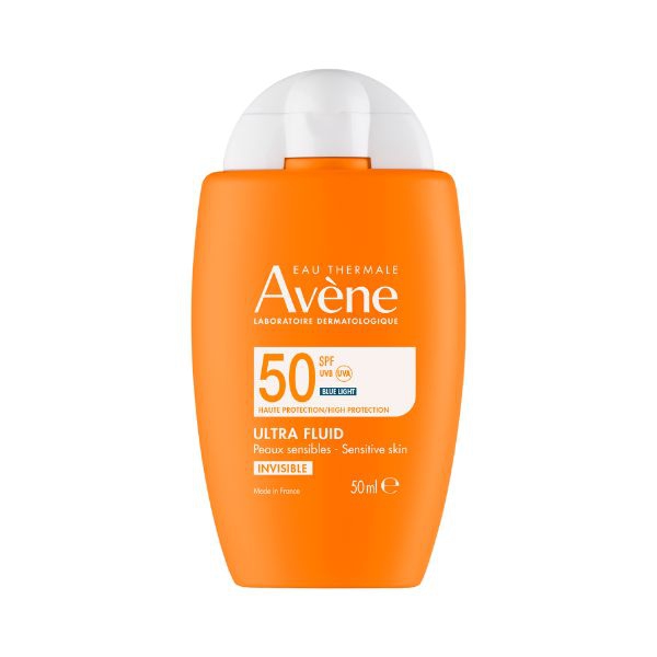 Avene solare ultra fluid spf50 invisibile per pelle sensibile 50ml