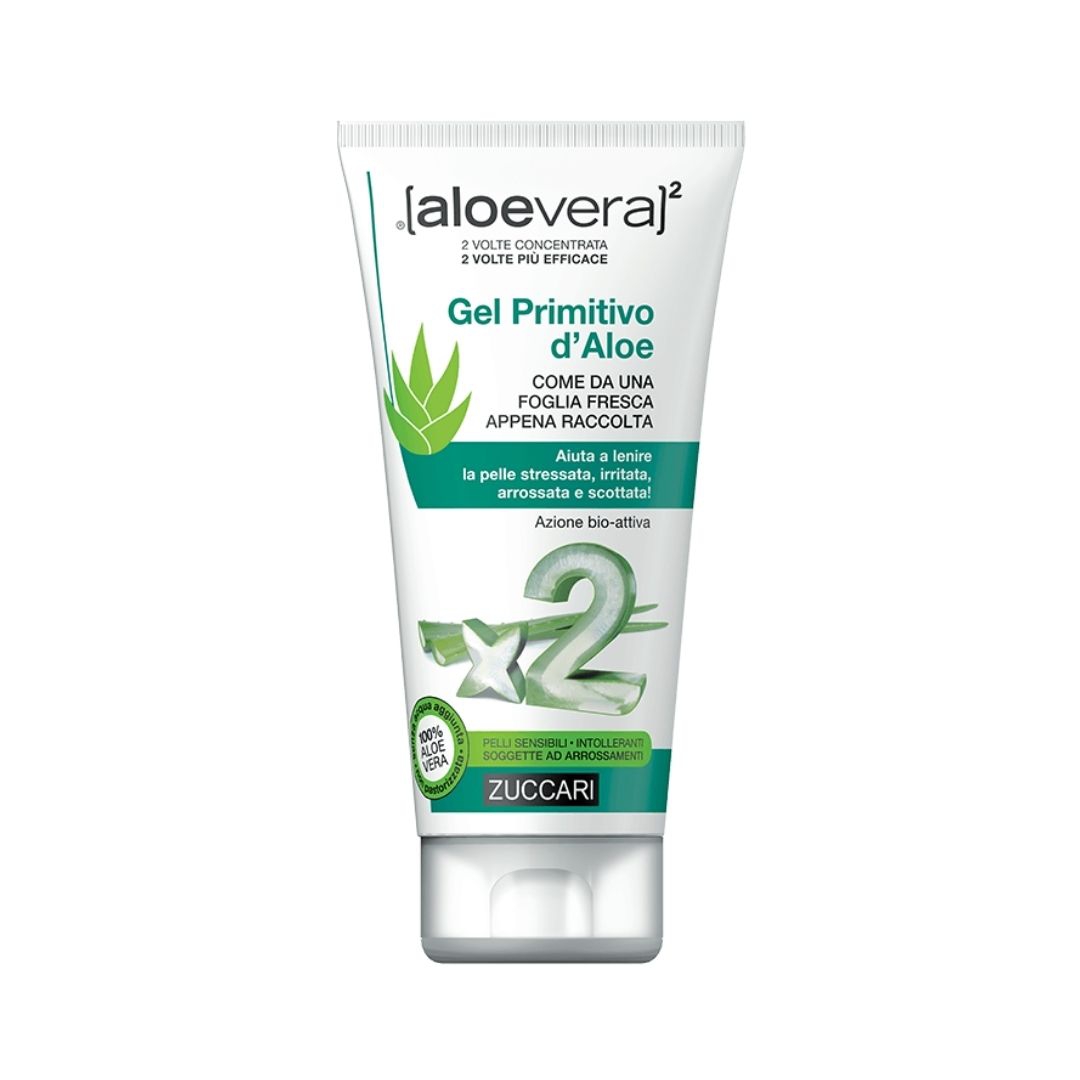 Zuccari Aloevera Gel Primitivo d'Aloe Lenitivo per Pelle Stressata 100 ml