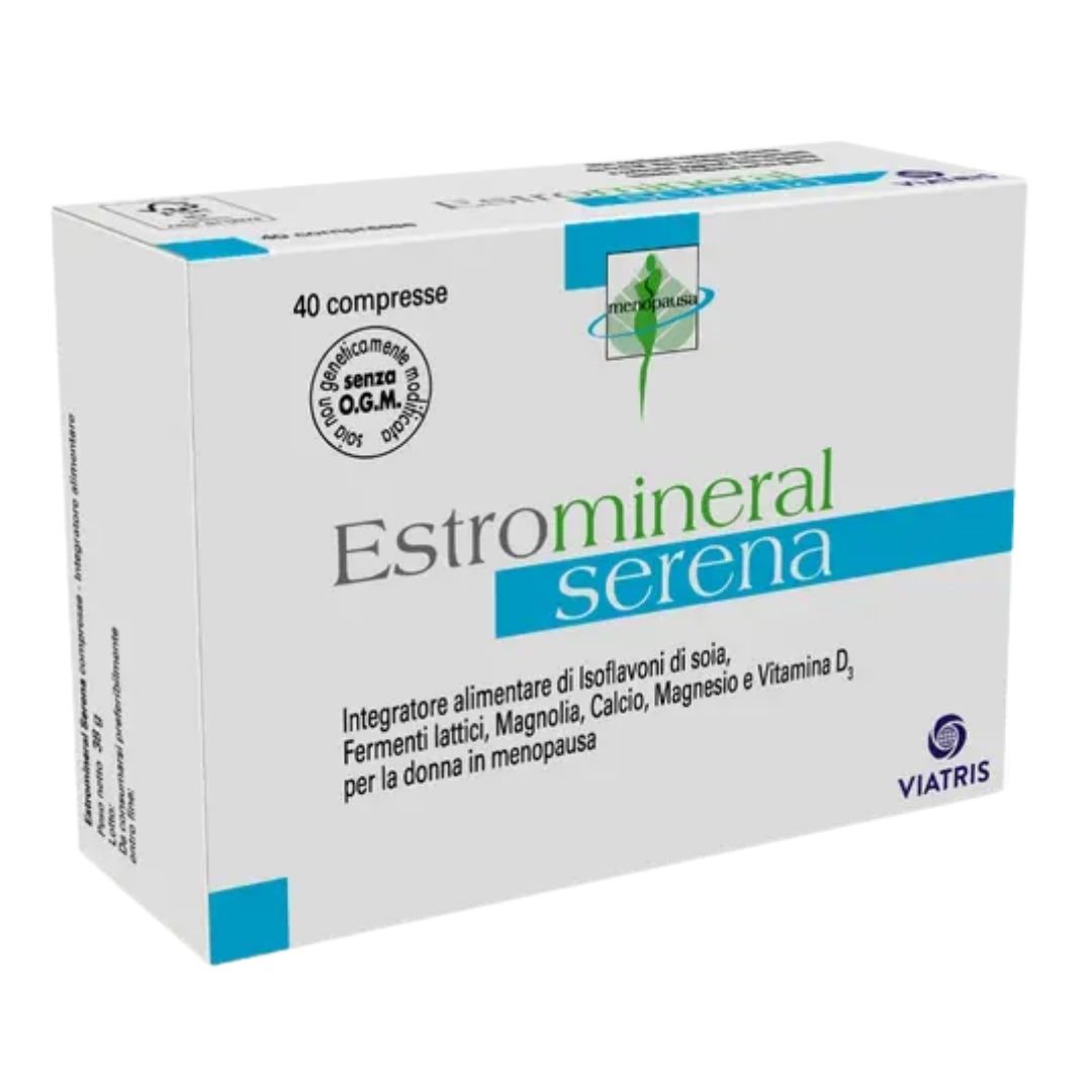 Estromineral Serena Integratore per i Disturbi della Menopausa 40 Compresse