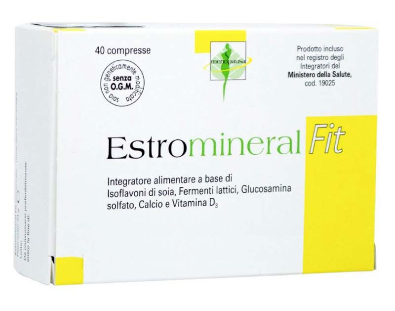 Estromineral Fit Integratore Alimentare per la Menopausa 40 Compresse