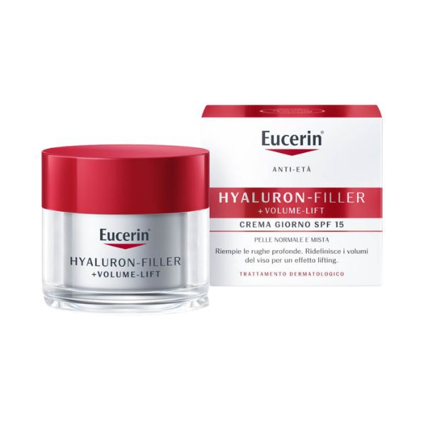 Eucerin Hyaluron Filler+Volume Lift Crema Giorno SPF15 Pelle Normale/Mista 50 ml