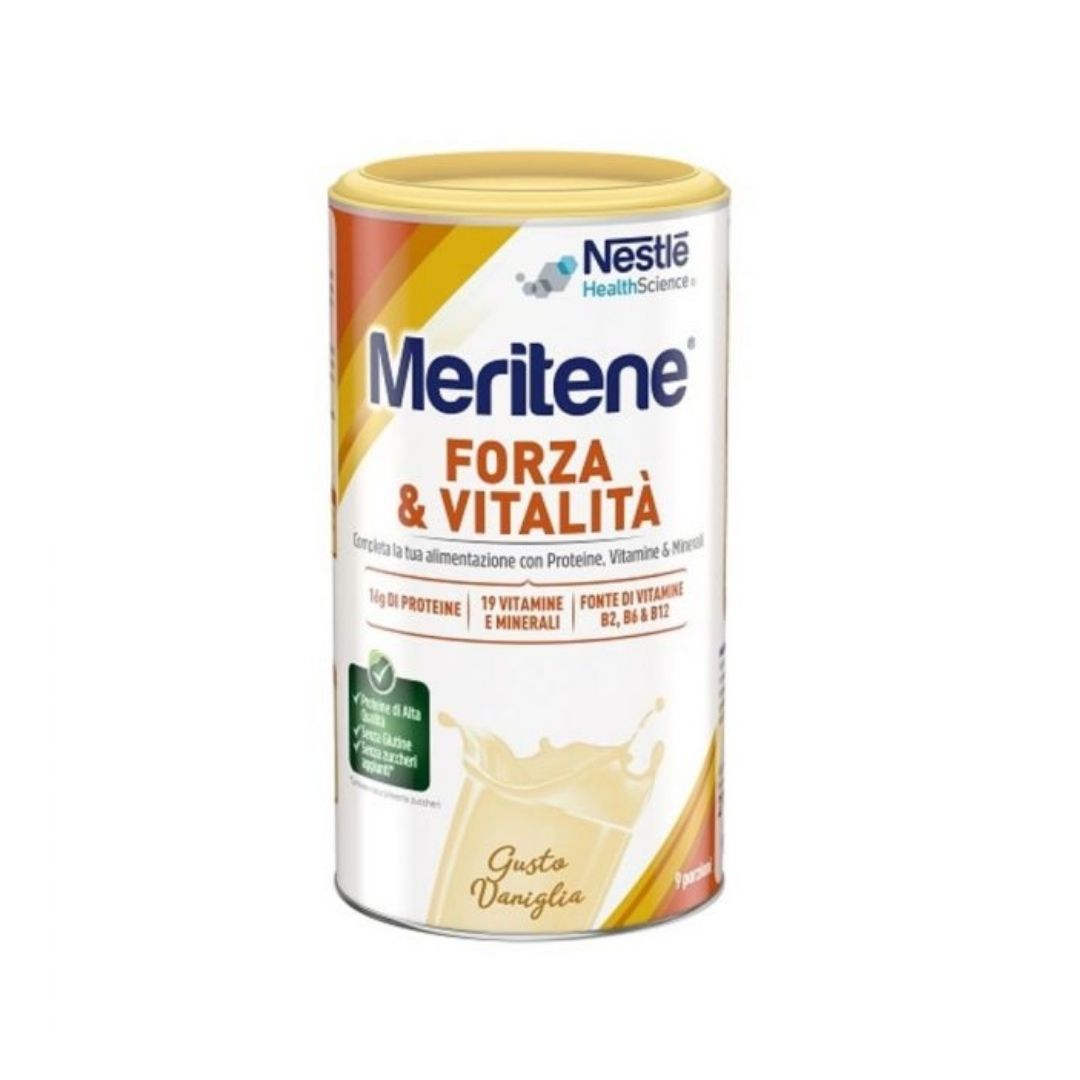 Nestle Meritene Proteine Vitamine in Polvere Gusto Vaniglia