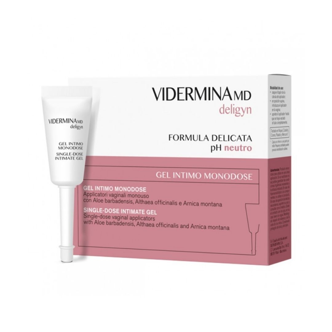 Vidermina Deligyn Intima Gel Intimo Rinfrescante Idratante 6 Tubi da 5 ml