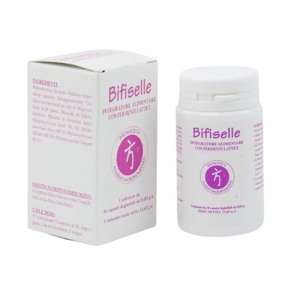 Bromatech Bifiselle Integratore di Fermenti Lattici 30 Capsule