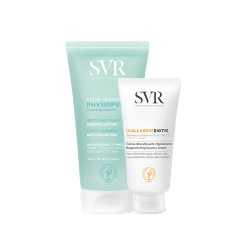 Svr Physiopure Gelee Moussante 55 ml + Collagen Biotic 15 ml