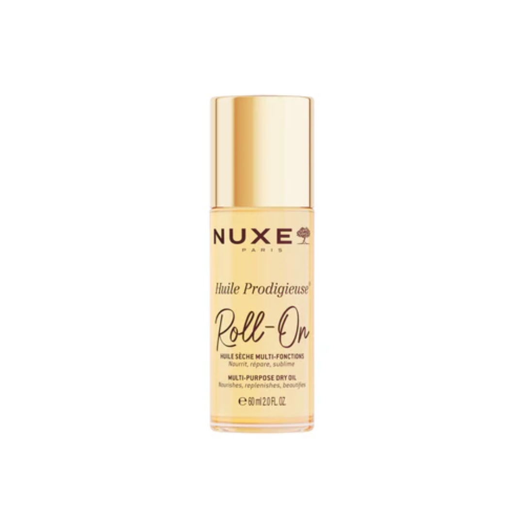 Nuxe Huile Prodigieuse Roll-On - Olio Secco per Viso, Corpo e Capelli
