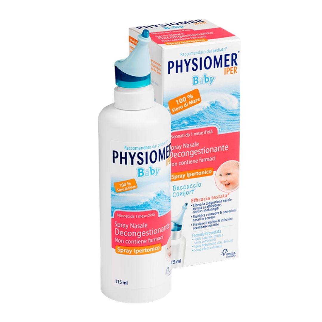 Physiomer Baby Iper Spray Nasale Decongestionante Ipertonico 115 ml