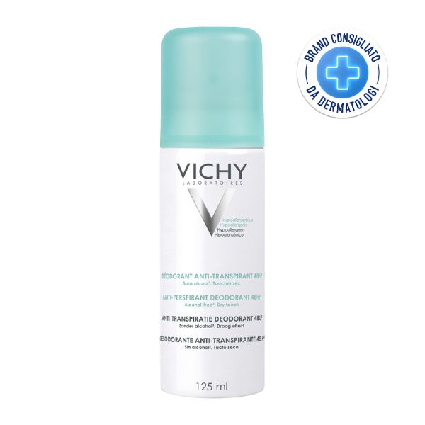 Vichy Deo Deodorante Anti-Traspirante con Sali d'Alluminio Spray 125 ml