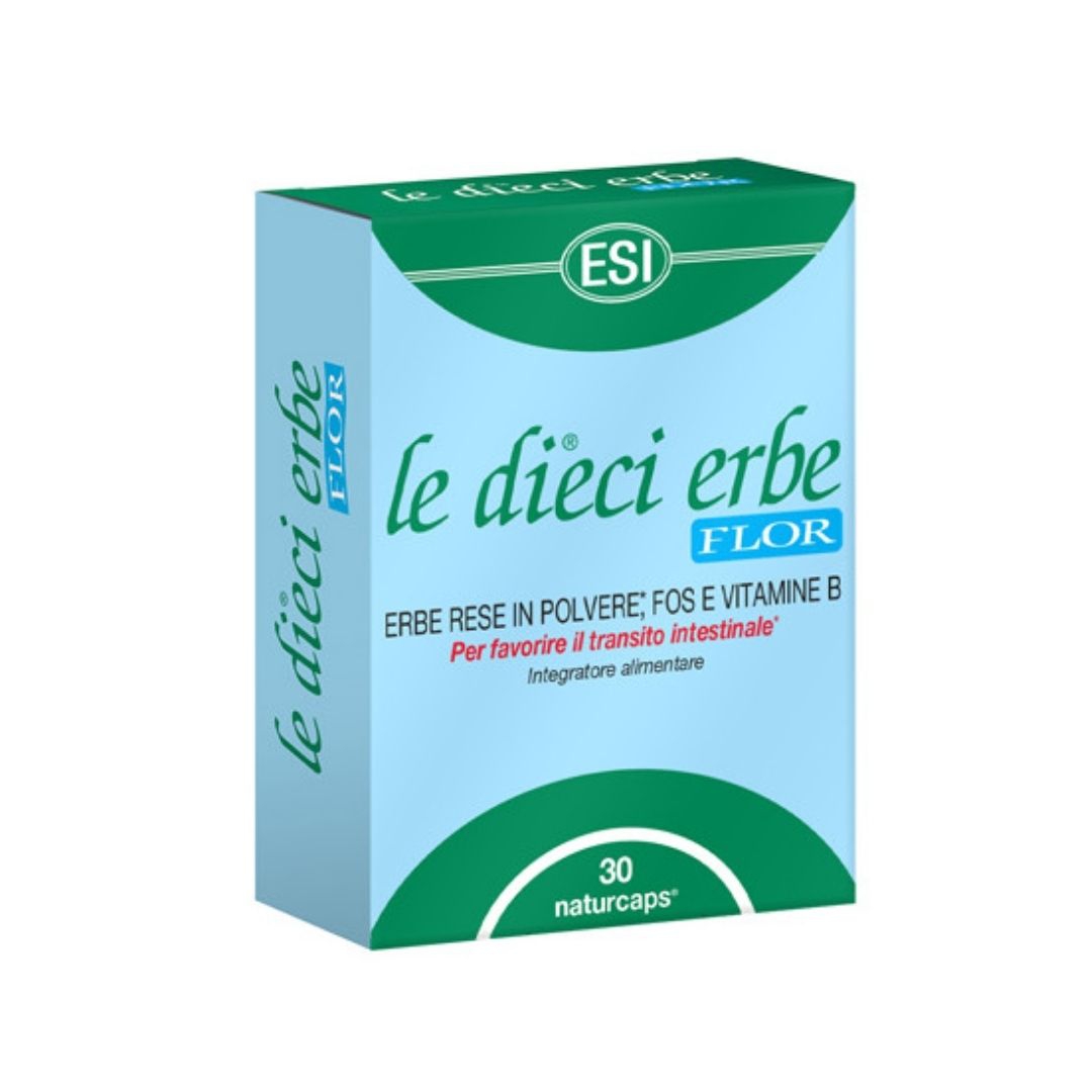 Esi Le Dieci Erbe Flor Integratore Alimentare per l'Intestino 30 Capsule