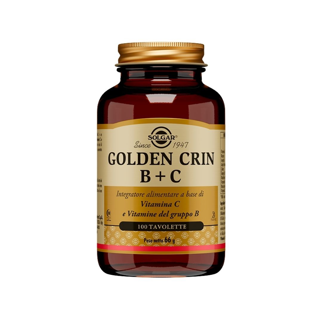 Solgar Golden Crin B+C Integratore per la Stanchezza 100 Tavolette