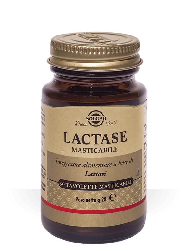 Solgar Linea Digestione Lactase 30 Tavolette Masticabili