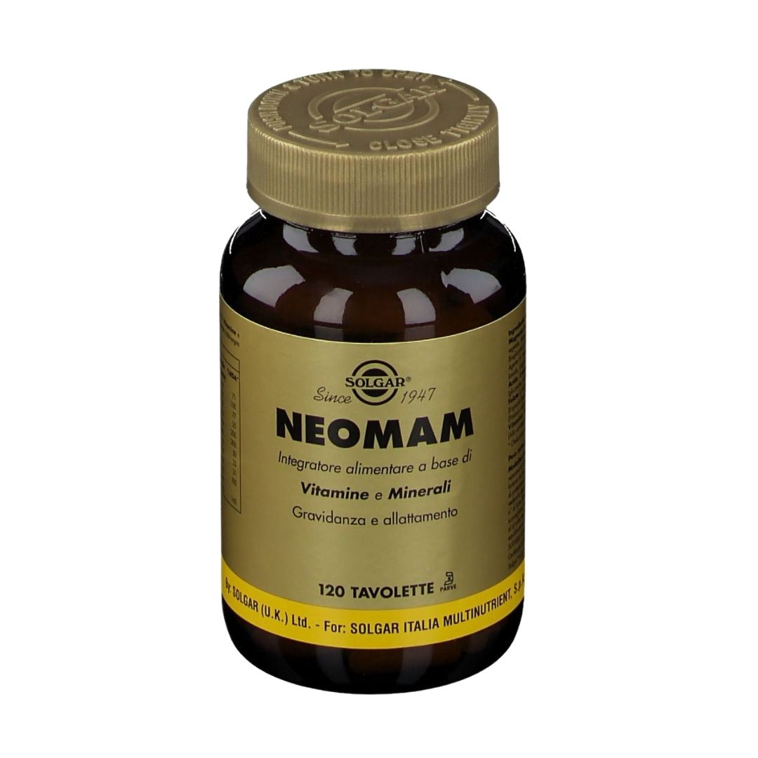 Solgar Linea Gravidanza Allattamento Neomam 120 Tavolette