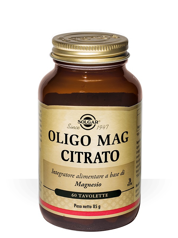 Solgar Linea Minerali Oligo Mag Citrato 60 Tavolette