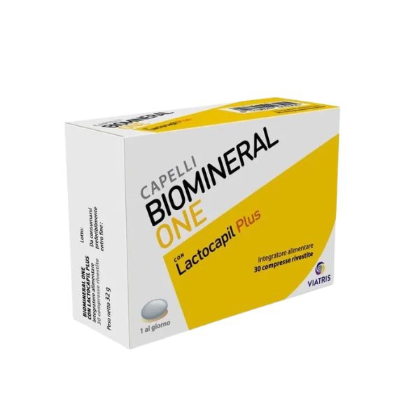 Biomineral One con Lactopil Plus Integratore per Capelli Deboli 30 Compresse