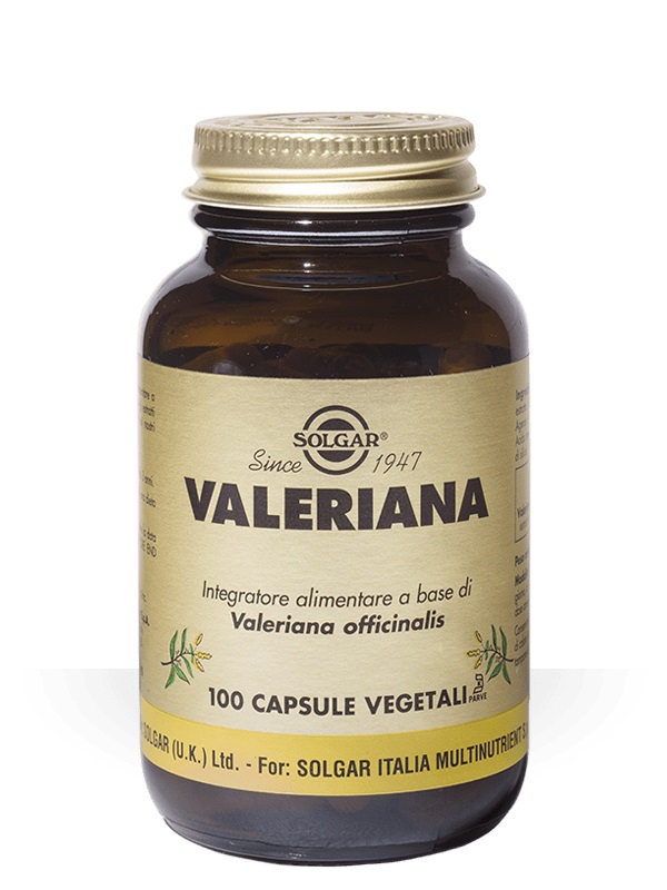 Solgar Linea Relax e Serenit Valeriana 100 Capsule