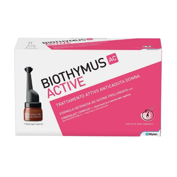 Biothymus AC Active Trattamento Attivo Anticaduta Donna 10 Fiale