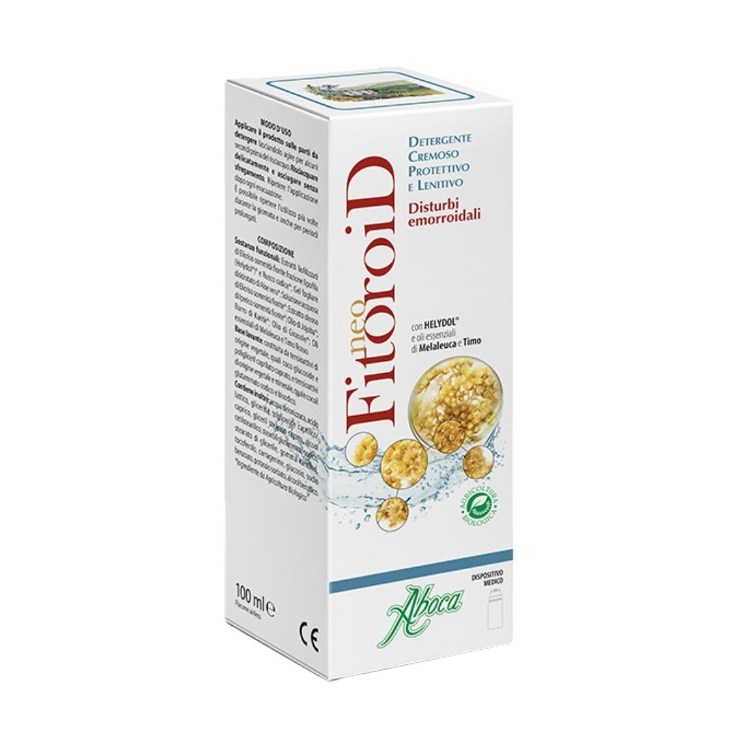 Aboca Neo FitoroiD Detergente Intimo Cremoso per Disturbi Emorroidali 100 ml