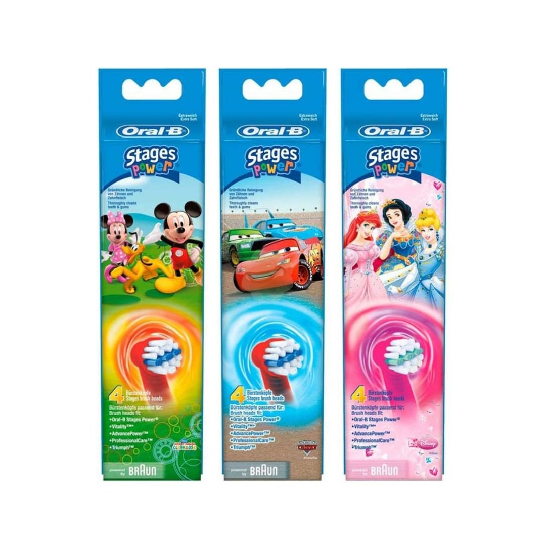 Oral-B Kids Stages Power 3 Testine di Ricambio