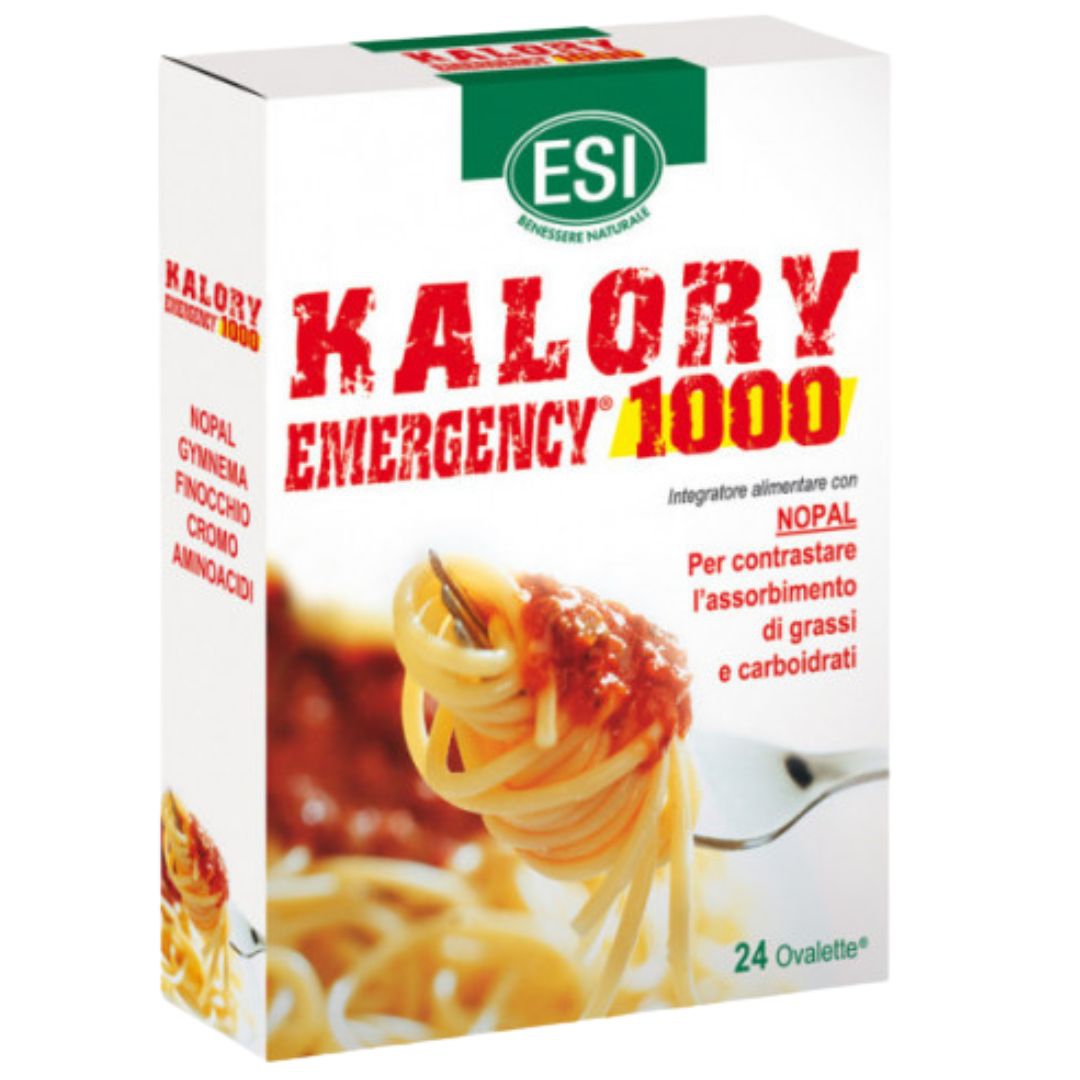 Esi Kalory Emergency 1000 Integratore Alimentare Riduzione Calorie 24 Ovalette