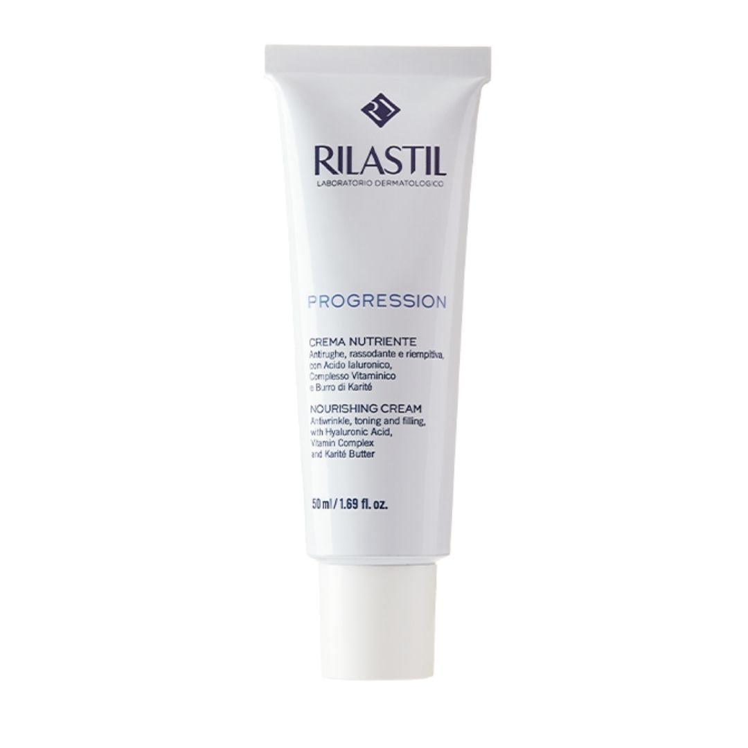 Rilastil Progression Crema Viso Nutriente Anti-Rughe Rassodante 50 ml