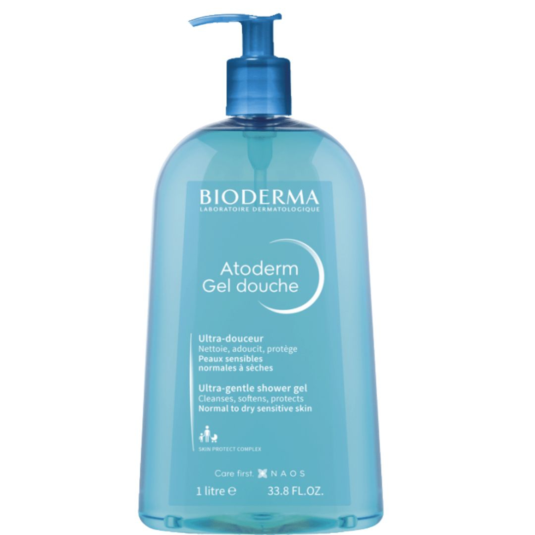 Bioderma Atoderm Gel Doccia Ultra Delicato per Pelli Sensibili o Secche 1 Lt