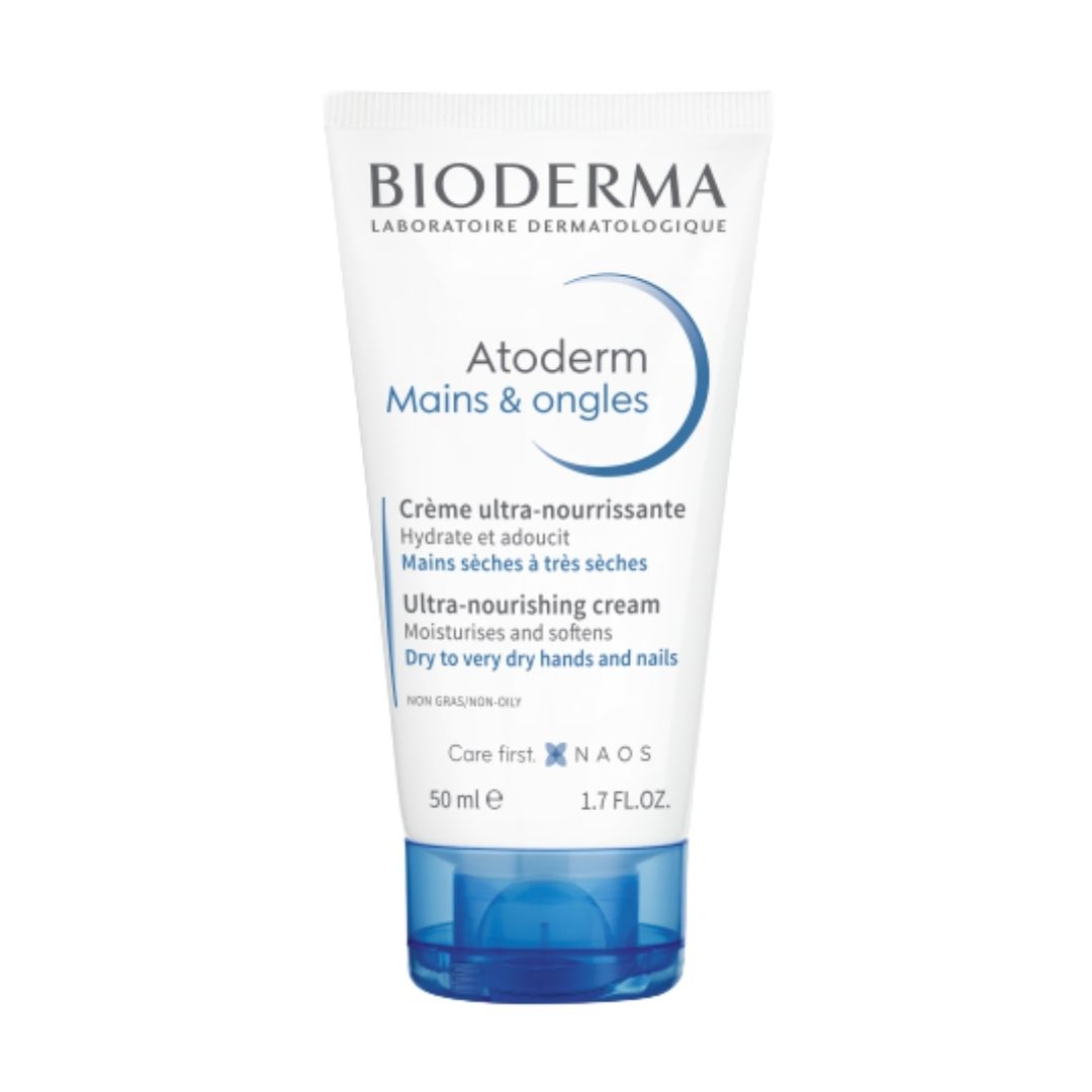 Bioderma Atoderm Crema Mani e Unghie Ultra Riparatrice e Nutriente 50 ml