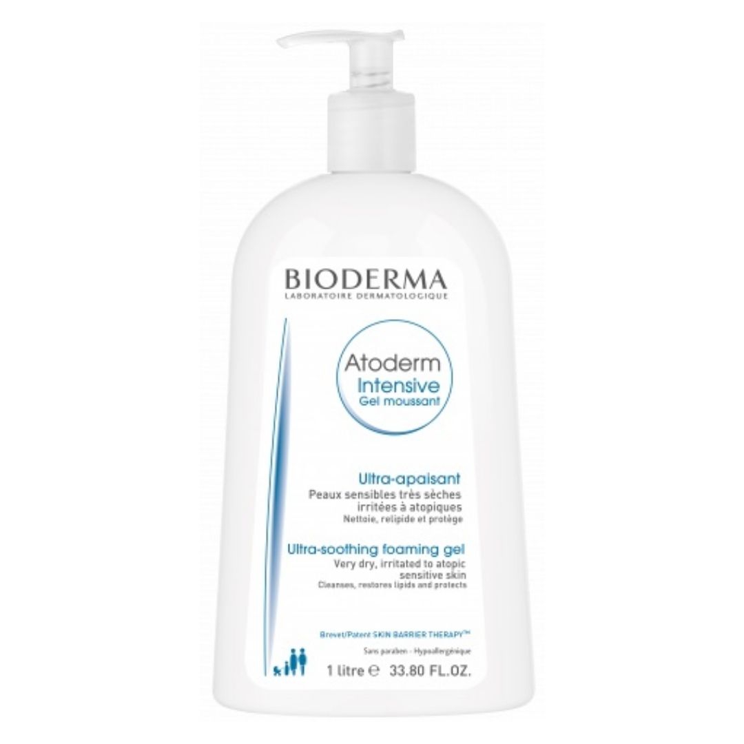 Bioderma Atoderm Intensive Gel Moussant Gel Detergente Schiumogeno 1 Lt