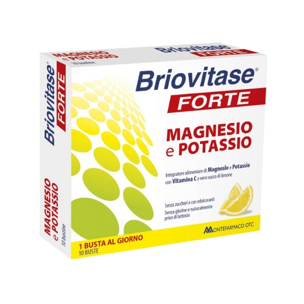 Briovitase Linea Vitamine Minerali Forte Magnesio Potassio Vitamina C 10 Buste