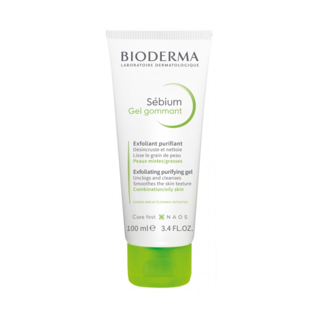 Bioderma Sebium Gel Gommant Esfoliante Purificante Pelli Grasse 100 ml