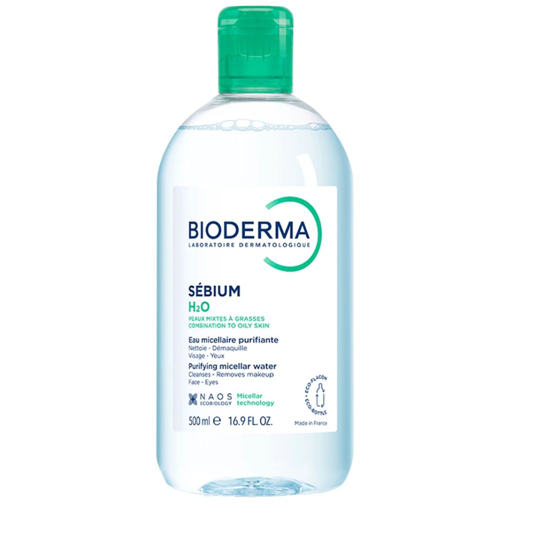 Bioderma Sebium H2O Acqua Micellare Purificante Per Pelli Grasse 500 ml