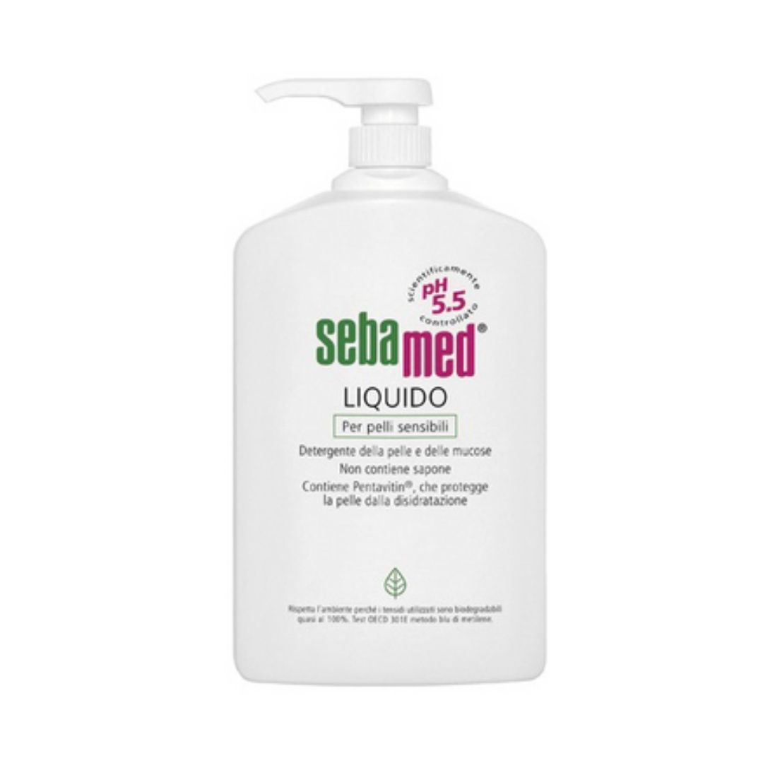 Sebamed Sapone Liquido per Pelli Sensibili di Viso e Corpo 1000 ml