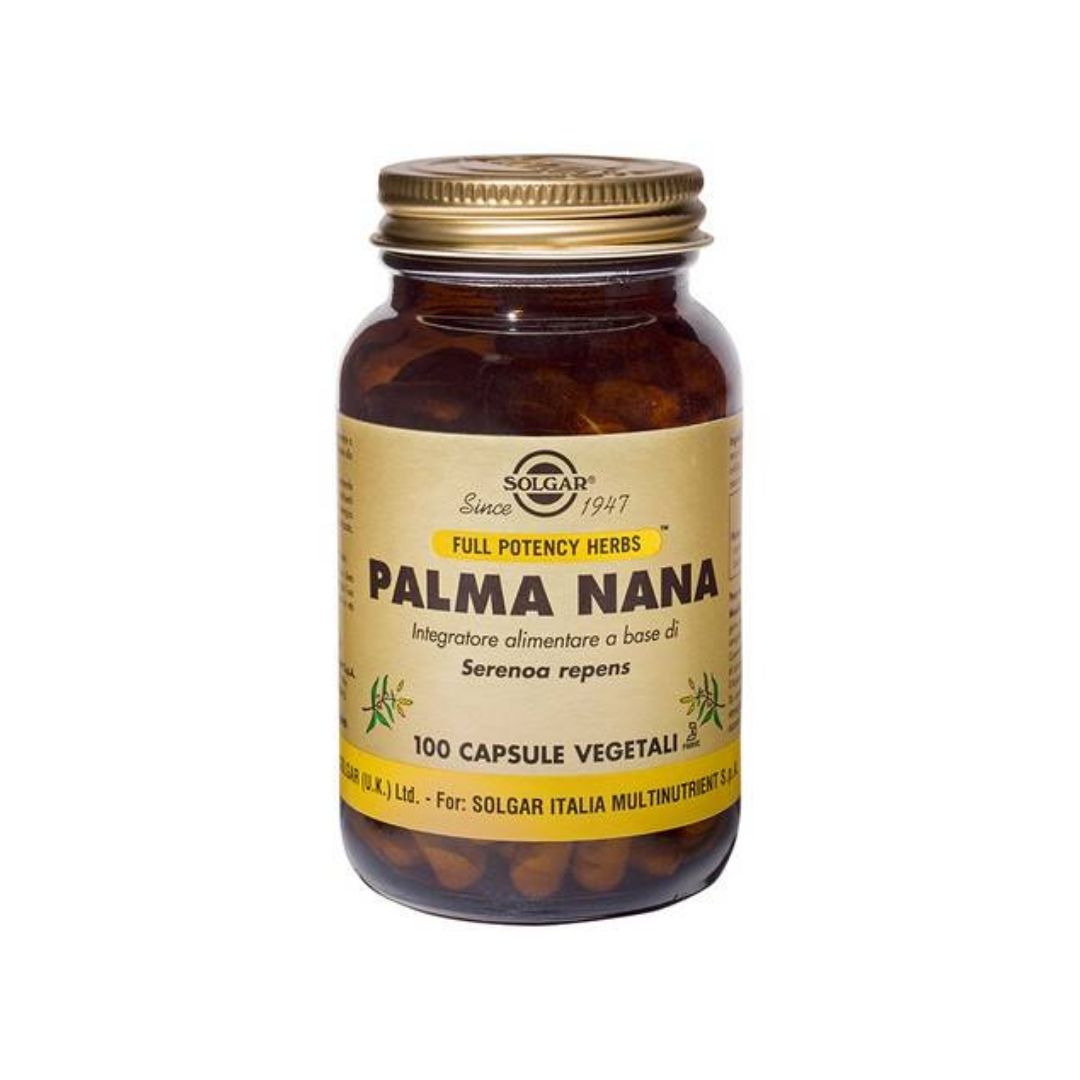 Solgar Palma Nana Integratore Alimentare 100 Capsule