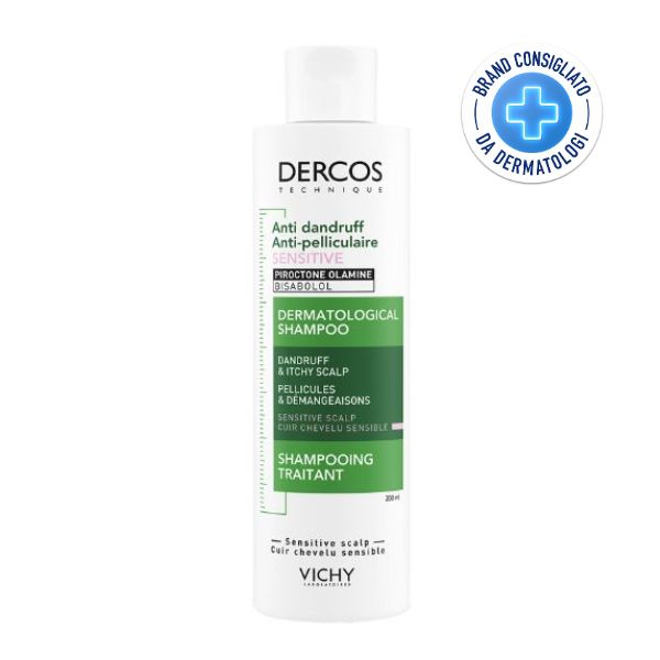 Vichy Dercos Anti-Forfora DS Shampoo Trattante per Capelli Secchi 200 ml