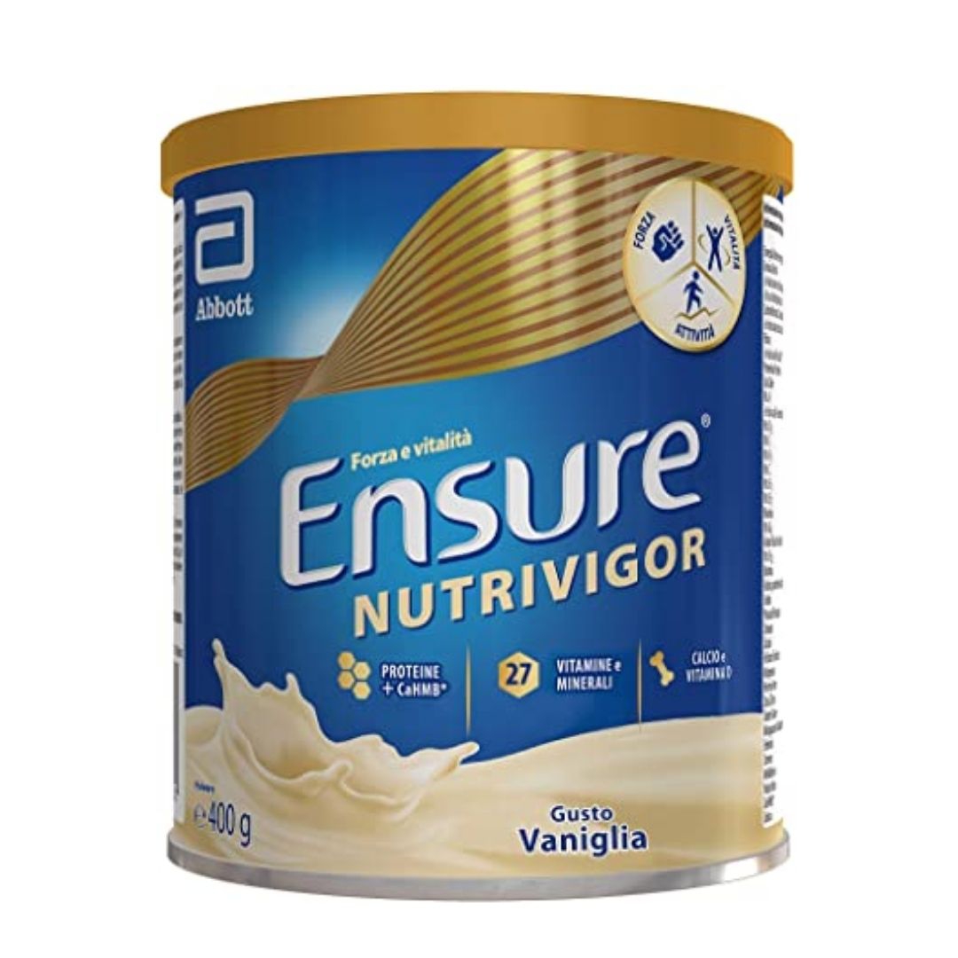 Ensure NutriVigor Integratore Proteine  Vitamine  Minerali Gusto Vaniglia 400 g