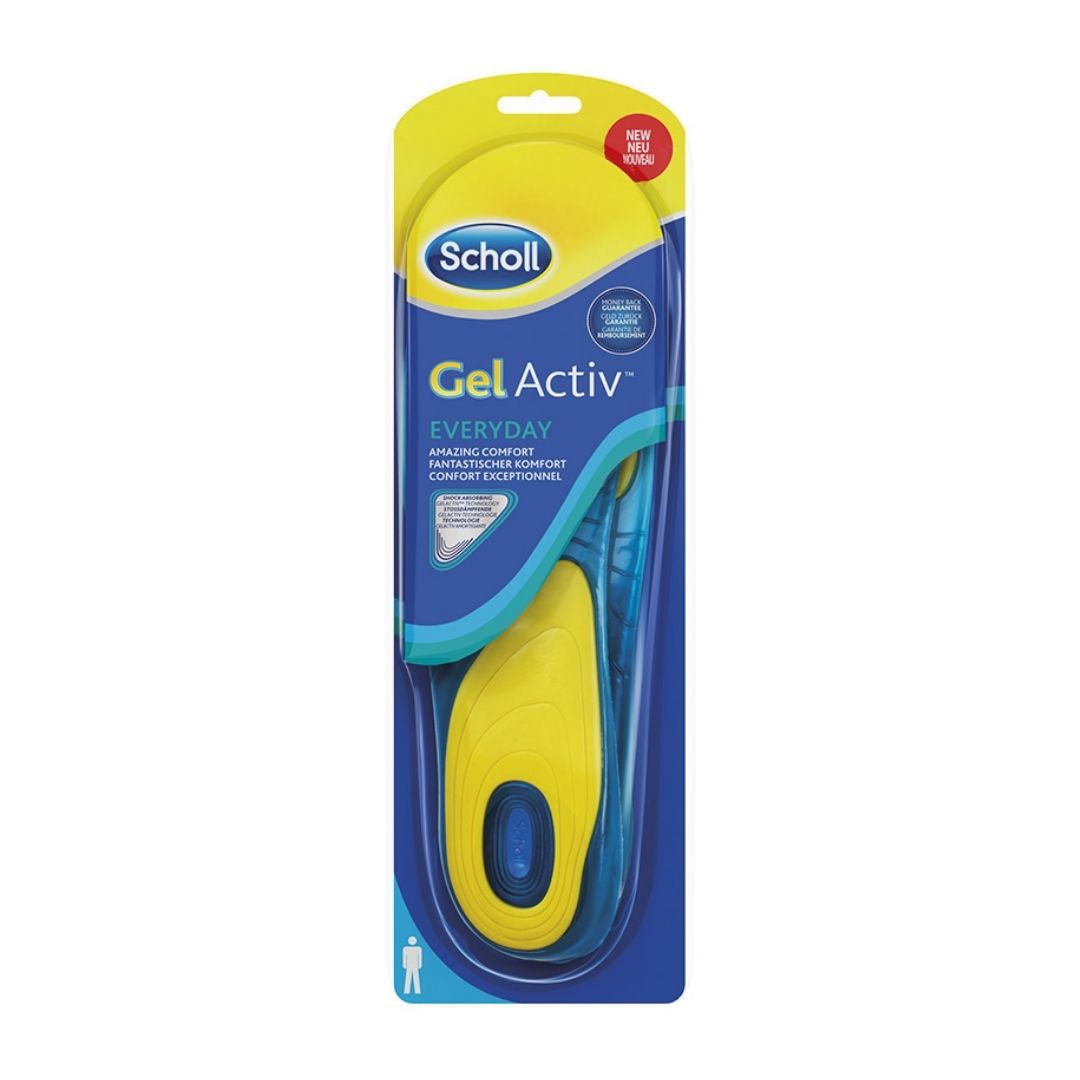 Scholl Solette Gel Activ Everyday Uso Quotidiano Uomo 1 Paio