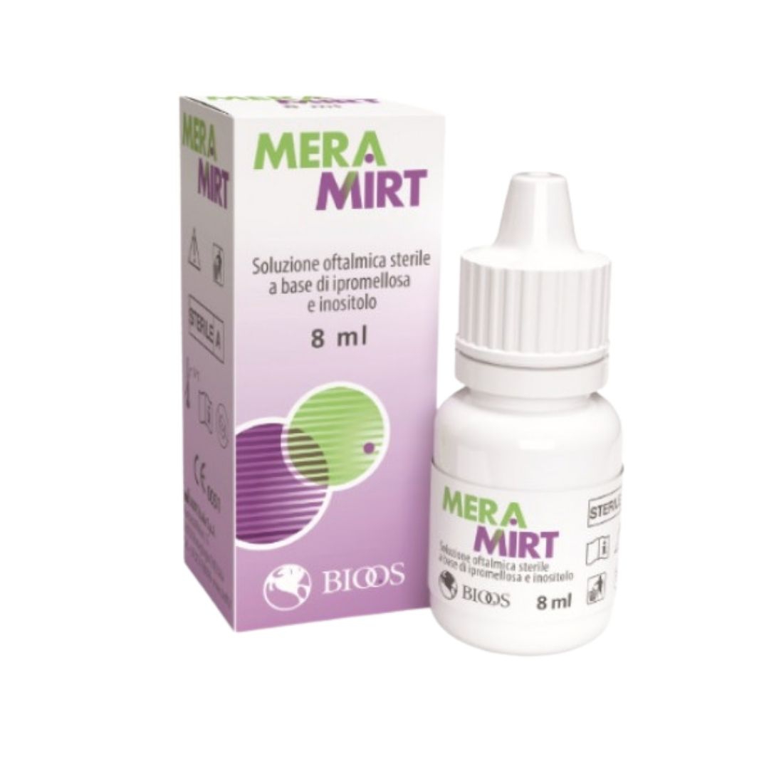 Meramirt Collirio Soluzione Oftalmica Sostituto Lacrimale 8 ml