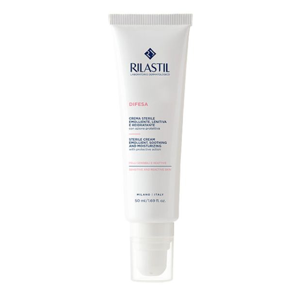 Rilastil Difesa Crema Sterile Protettiva per Pelli Sensibili e Reattive 50 ml