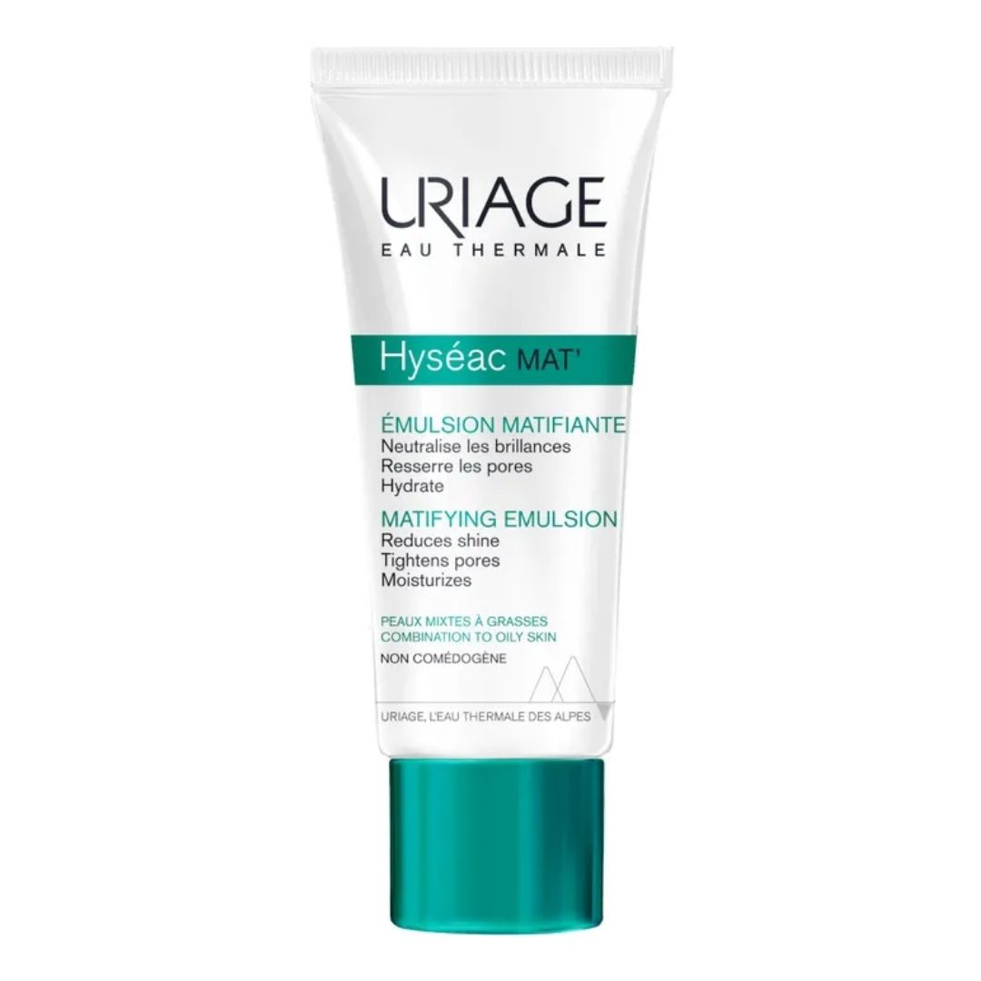 Uriage Hyseac Mat Crema Viso Sebonormalizzante Trattamento Opacizzante 40 ml