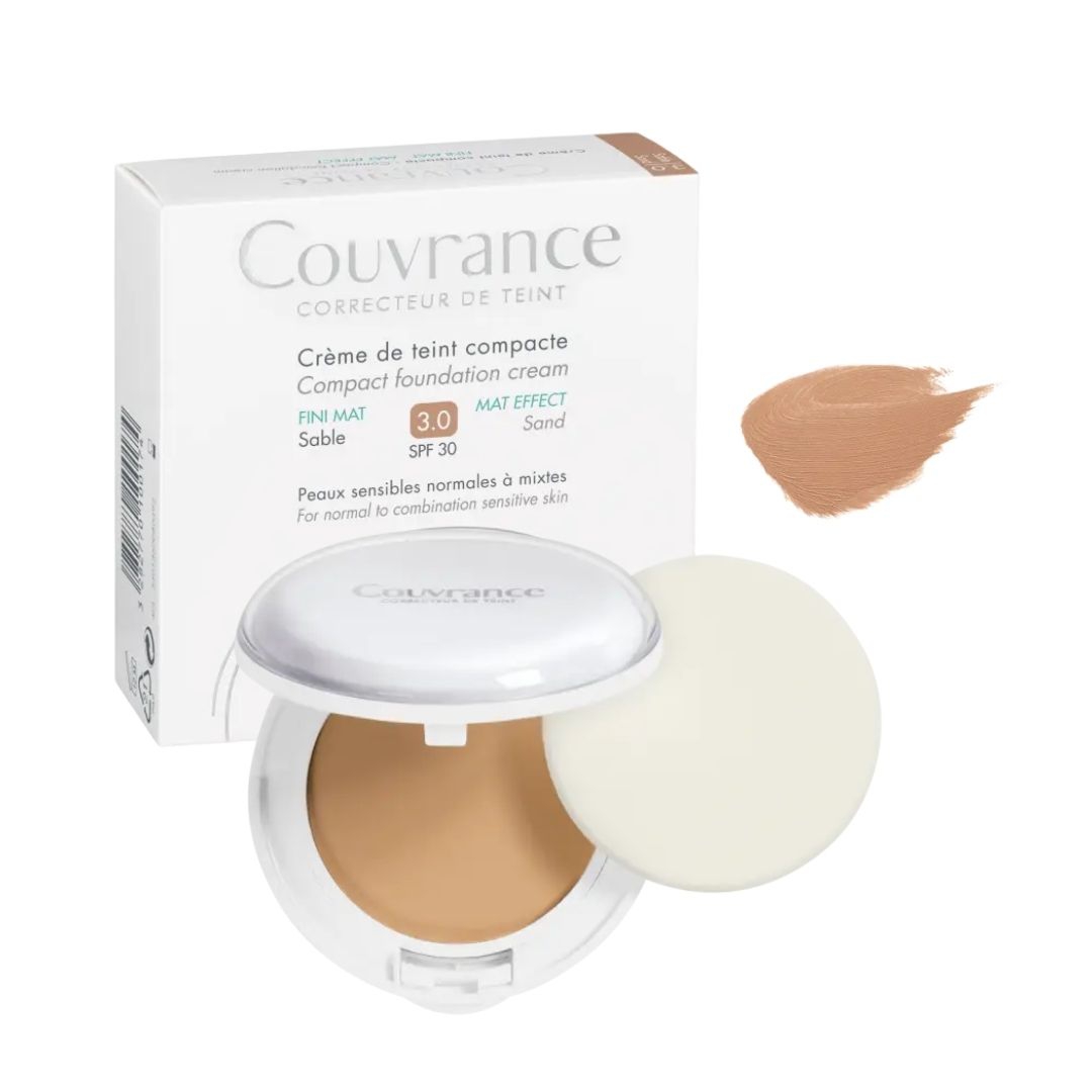 Avene Couvrance Crema Compatta Effetto Mat Vellutato Pelli Miste 3.0 Sabbia